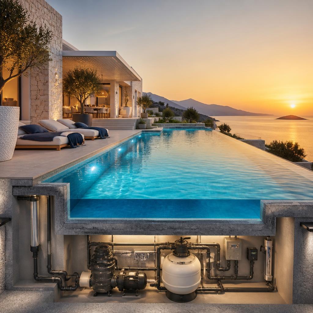 Bodrum havuz sistemleri ve havuz pompası servisi